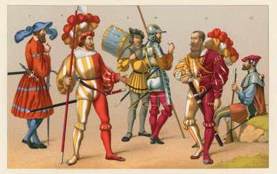 Frankreich XVI. Jahrhundert Kostüm von French School
