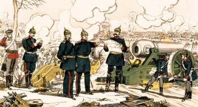 Deutsch-Französischer Krieg: Die Belagerung und Bombardierung von Paris von French School
