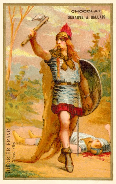 Fränkischer Krieger zur Zeit von Chlodwig I., 486 von French School