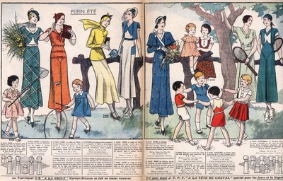 Französische Mode von French School