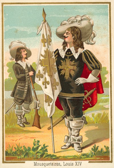 Französische Musketiere zur Zeit Ludwigs XIV. von French School