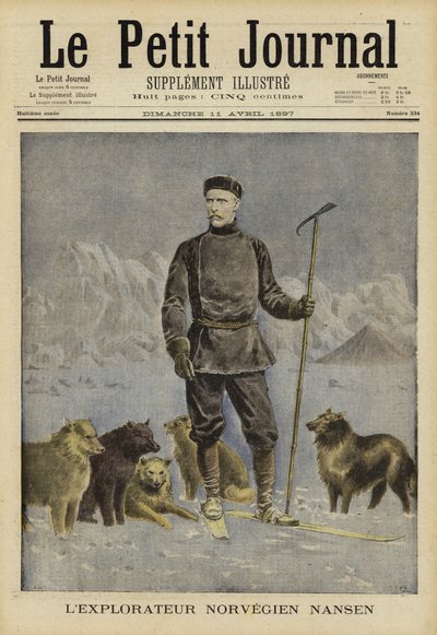 Fridtjof Nansen, norwegischer Entdecker von French School