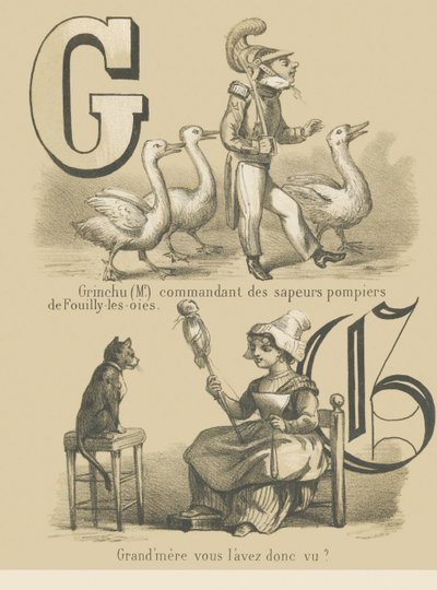 Grinchu (Herr) Kommandant der Feuerwehr von Fouilly-les-Oies von French School