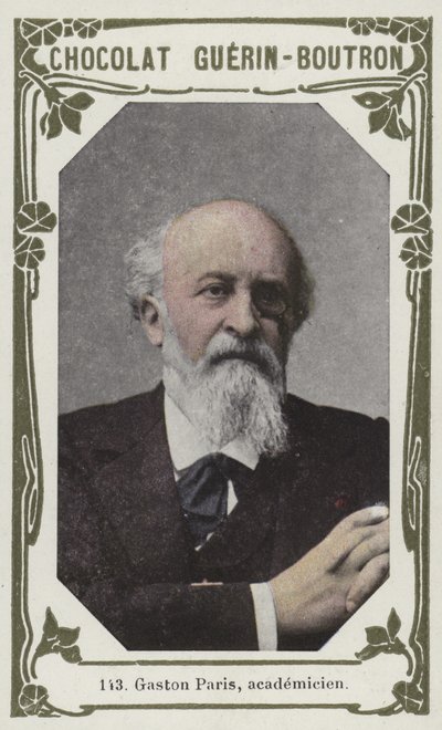 Gaston Paris, Akademiemitglied von French School