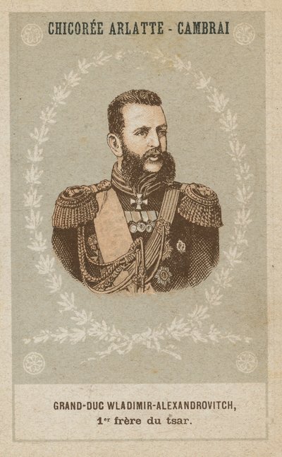 Großfürst Wladimir Alexandrowitsch, erster Bruder des Zaren von French School