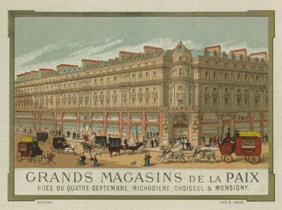 Grands Magasins de la Paix, Paris von French School