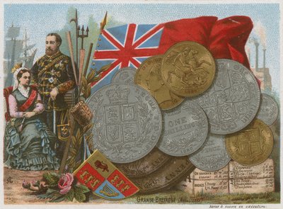 Britische Währung von French School