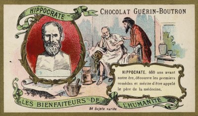 Hippokrates, antiker griechischer Arzt von French School
