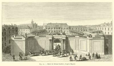 Hotel de Rohan-Soubise (nach Rigaud) von French School