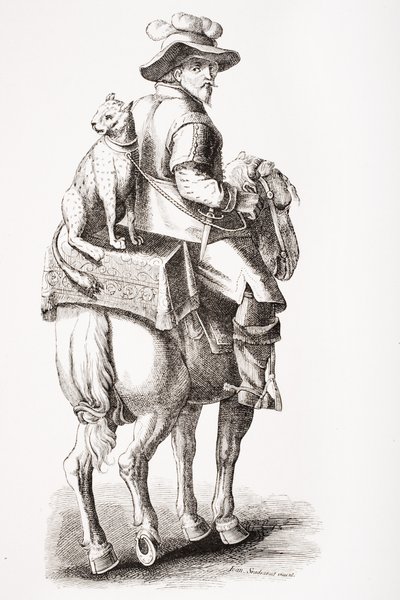 Jagd mit einem Leoparden, nach Jan Stradan, aus 