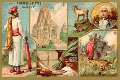Indien (Chromolitho) von French School