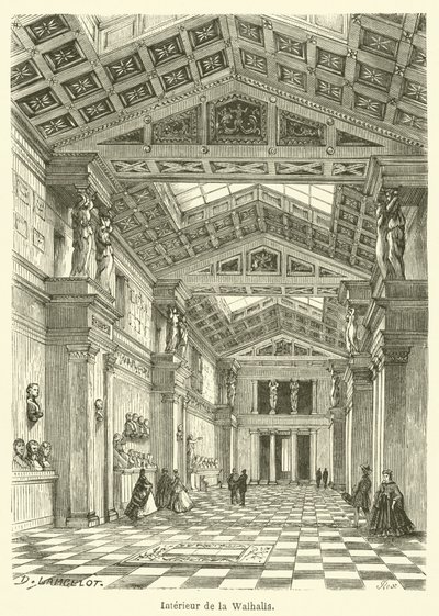 Innenraum der Walhalla von French School