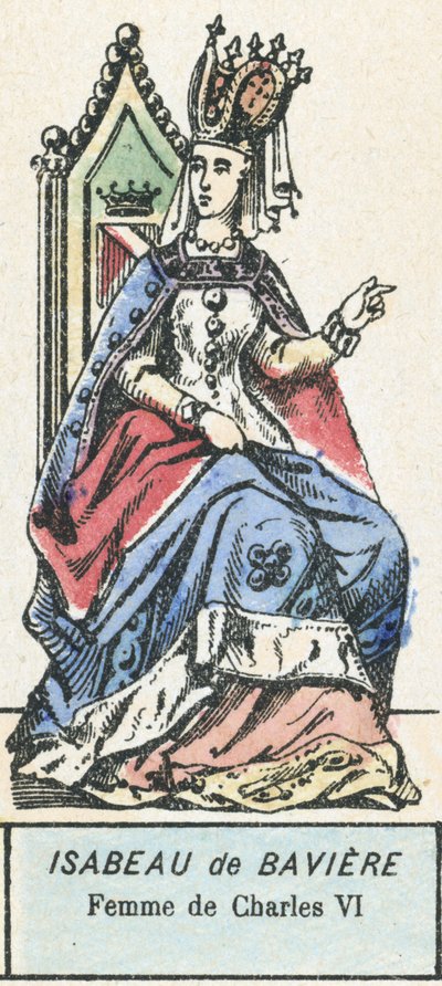 Isabeau von Bayern, Frau von Karl VI. von French School