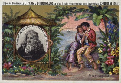 Jacques Henri Bernardin de Saint Pierre, französischer Schriftsteller und Botaniker von French School