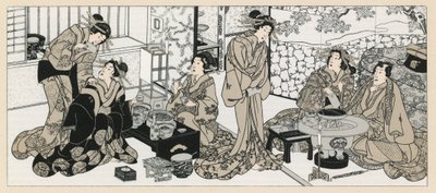Japanische Tracht von French School