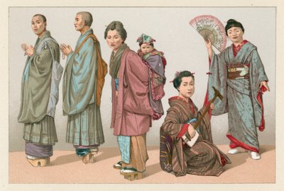Japanisches Kostüm von French School