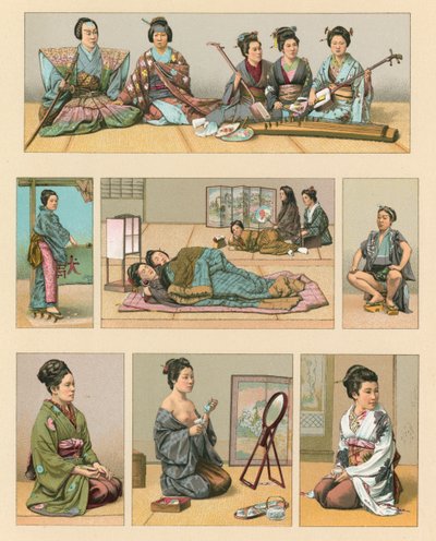 Japanisches Kostüm von French School