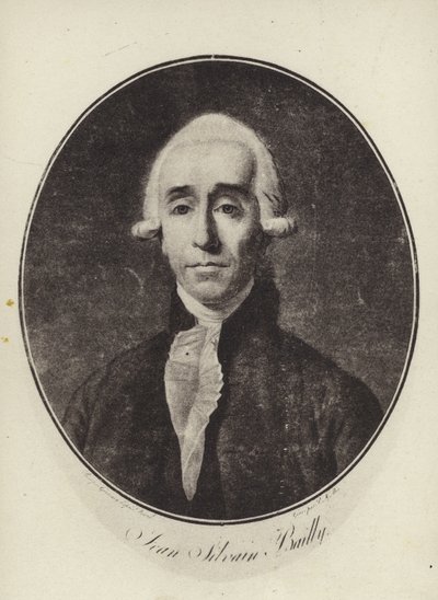 Jean Sylvain Bailly, französischer Astronom, Mathematiker und revolutionärer Politiker (Lithografie) von French School