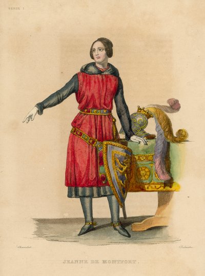 Jeanne de Montfort von French School