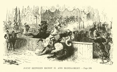 Turnier zwischen Heinrich II. und Montgomery von French School
