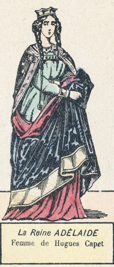 Königin Adelaide, Frau von Hugo Capet von French School