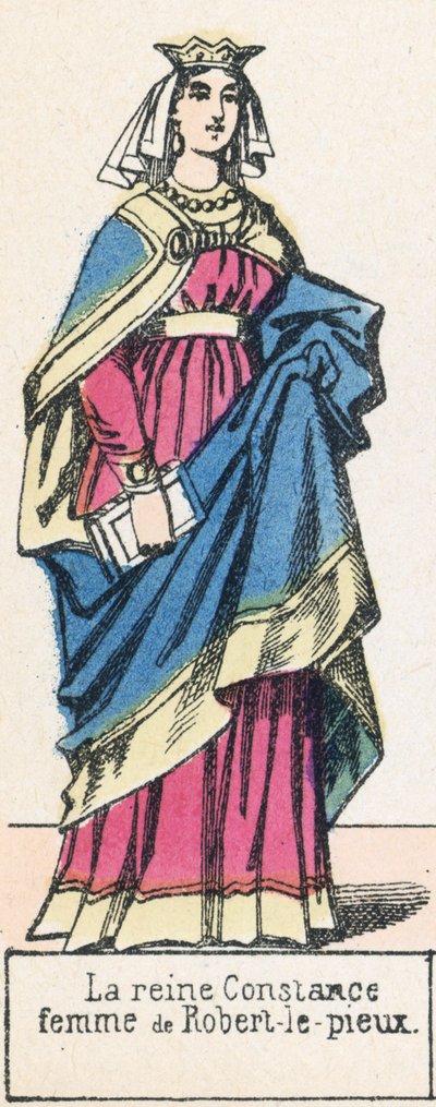 Königin Konstanze, Frau von Robert dem Frommen von French School