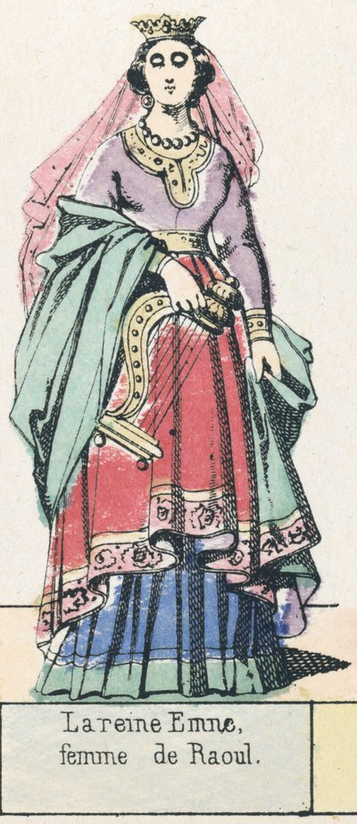 Königin Emne, Frau von Raoul von French School