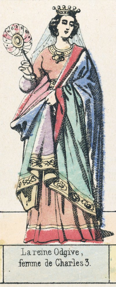 Königin Odgive, Frau von Karl III. von French School