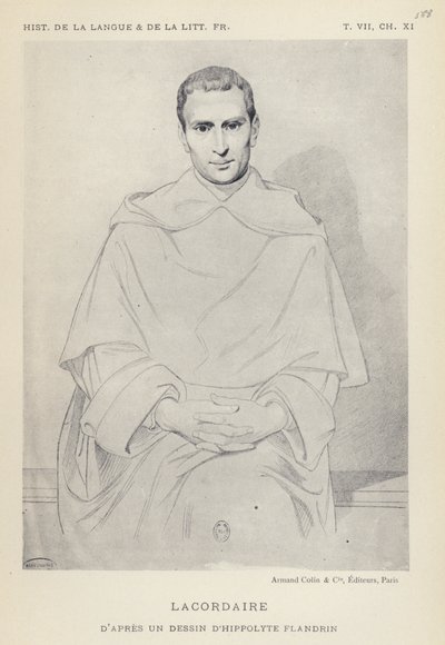 Lacordaire (Lithographie) von French School