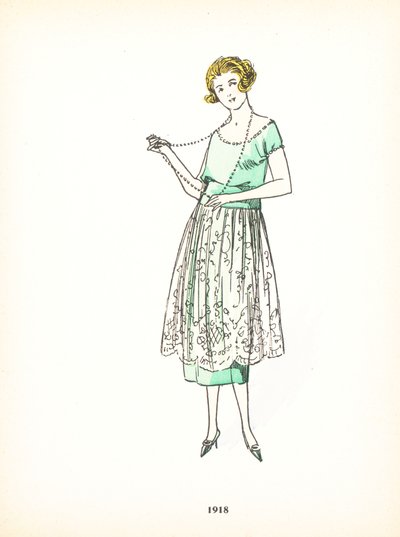 Damenmode, 1918 von French School