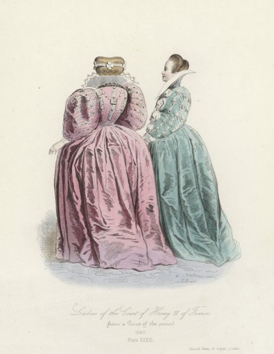 Hofdamen von Heinrich III. von Frankreich von French School