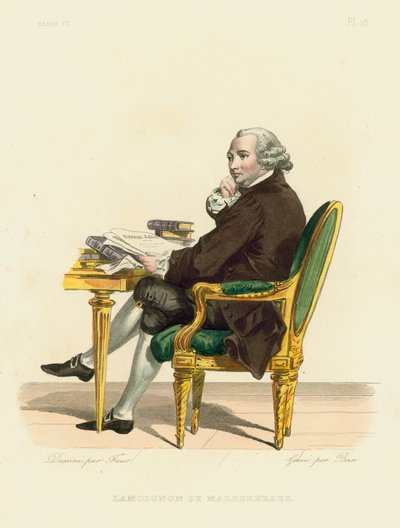 Lamoignon de Malesherbes von French School