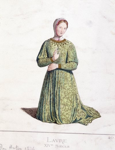 Laure (Laura de Noves) von French School