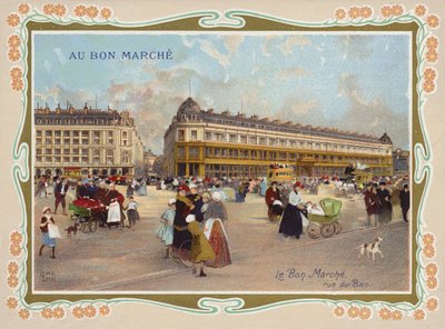 Le Bon Marché, Rue du Bac, Paris von French School