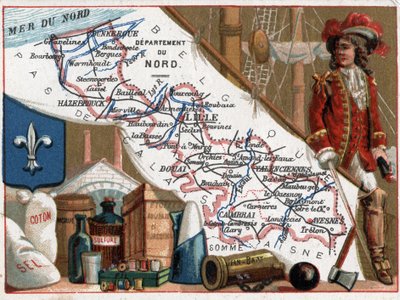 Le Nord (59), Nord Pas De Calais (Nord-Pas de Calais), Frankreich. Porträt von Jean Bart (Jan Bart oder Jan Baert) von French School