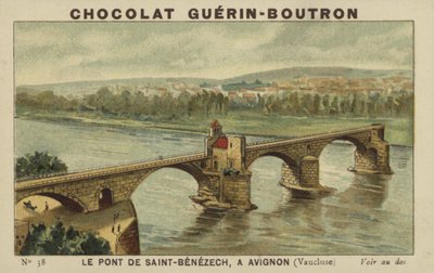 Die Saint-Benezech-Brücke in Avignon, Vaucluse von French School