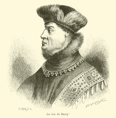 Der Herzog von Berry (Gravur) von French School