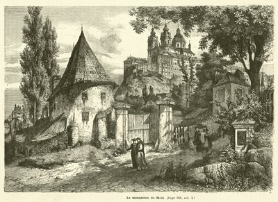 Das Kloster Melk von French School