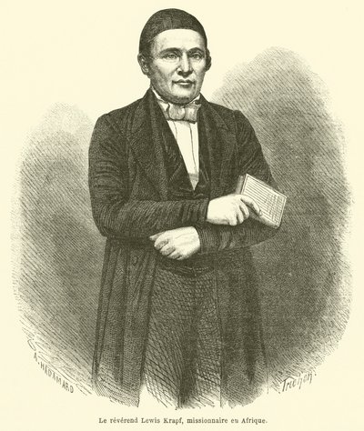 Der ehrwürdige Lewis Krapf, Missionar in Afrika von French School