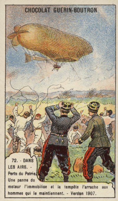 Verlust des französischen Militärluftschiffs Patrie, Verdun von French School