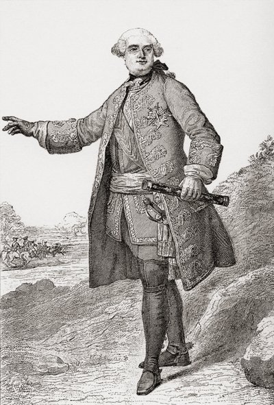 Louis Charles César Le Tellier, bekannt als der Herzog von Estrées, französischer Militärkommandant und Marschall von Frankreich von French School