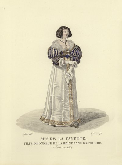 Louise de la Fayette, Ehrendame von Anna von Österreich, Königin von König Ludwig XIII. von Frankreich von French School