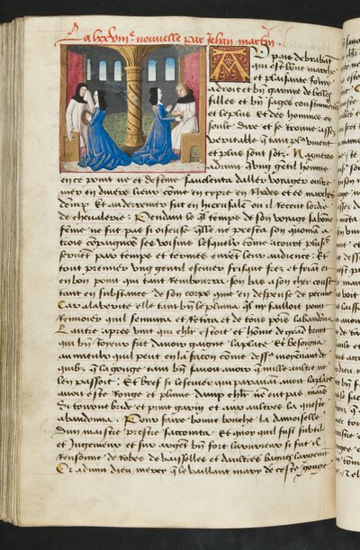 Seite aus Cent Nouvelles Nouvelles, c.1461-62 von French School