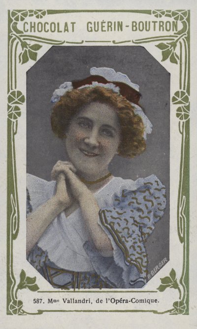 Madame Vallandri, von der Opéra-Comique von French School