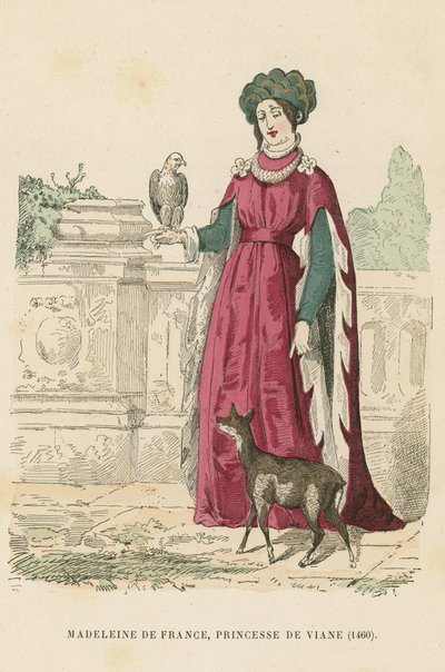 Madeleine von Frankreich, Prinzessin von Viana von French School