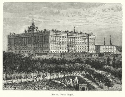 Madrid, Königspalast von French School