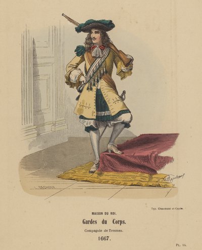 Maison Du Roi, Leibwächter, Kompanie de Tresmes von French School