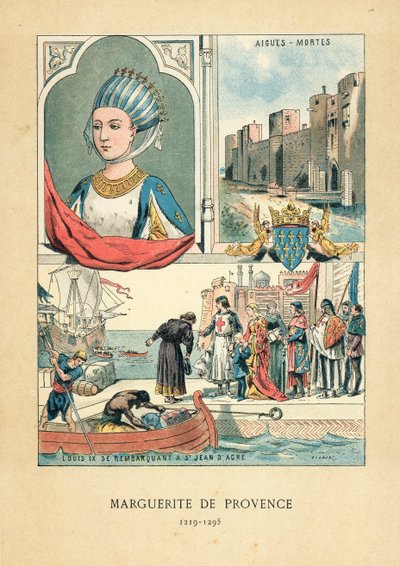 Marguerite de Provence von French School