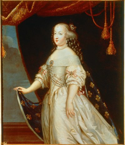 Maria Teresa von Österreich, Königin von Frankreich und Ehefrau von König Ludwig XIV. von French School