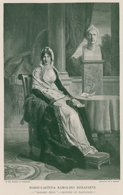 Marie-Laetitia Ramolino Bonaparte von French School